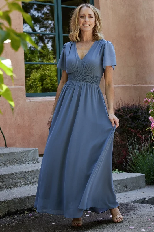 Birdie Maxi Dress | Whisper Blue