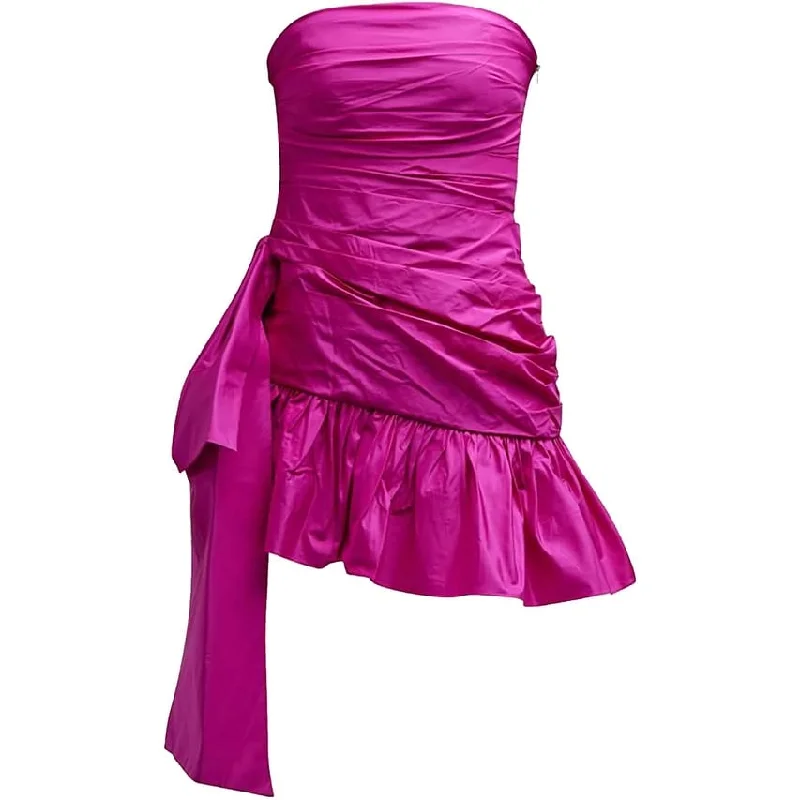 LOVESHACKFANCY Women's Noble Mini Dress Flirty Fuschia