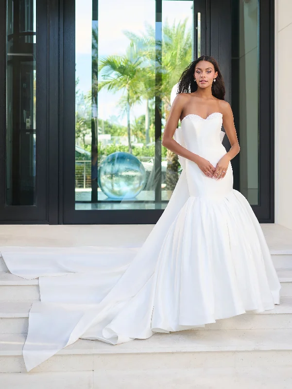 Strapless Mermaid Bridal Gown by Adrianna Papell 31318